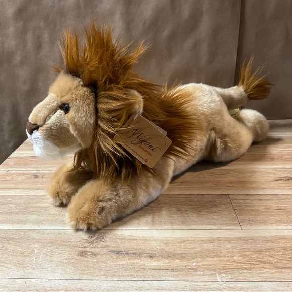 New! Aurora Miyoni Lion Plush Stuffed Animal Stuffie Eco Friendly - Picture 3 of 10